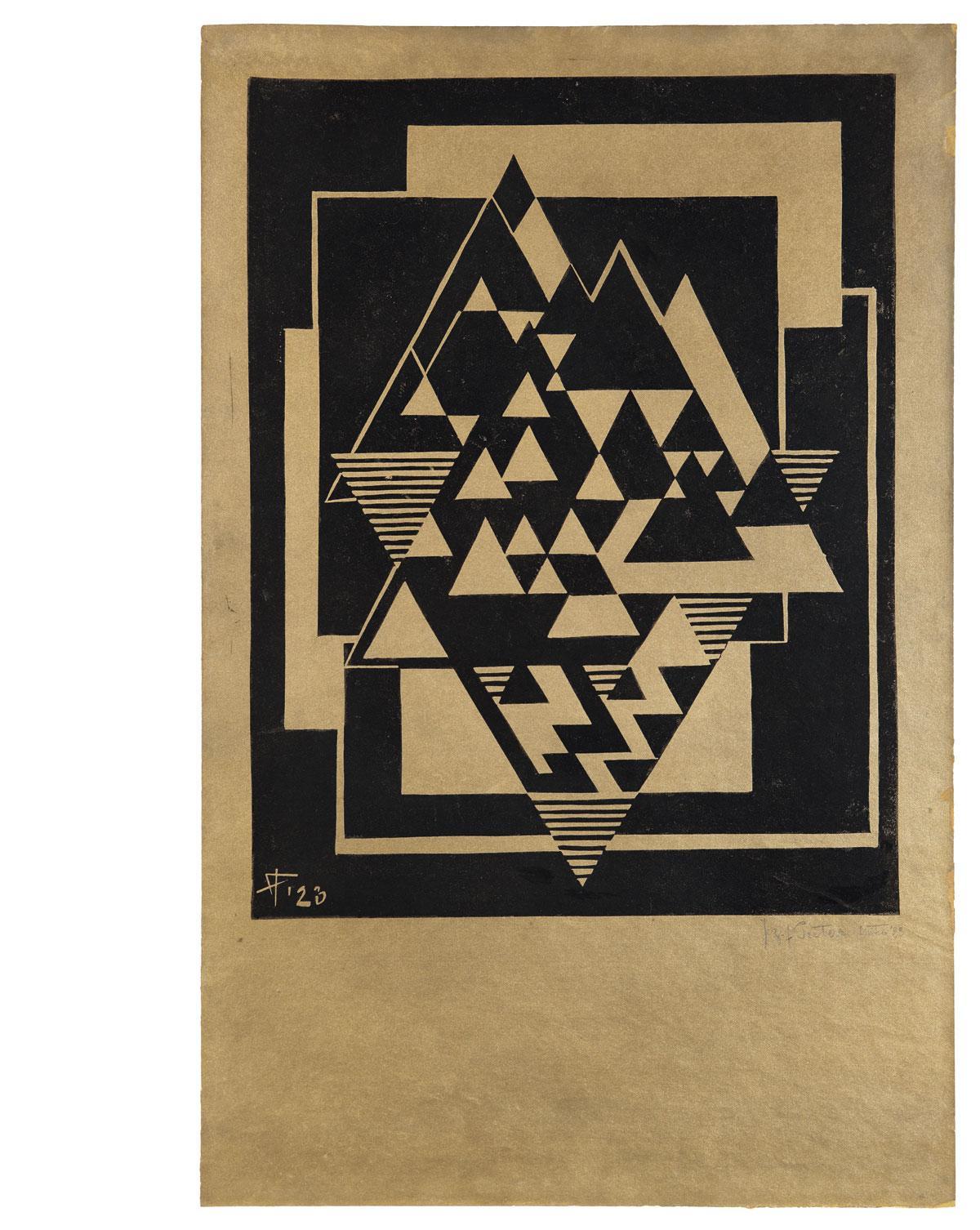 Abstracte compositie, 1923