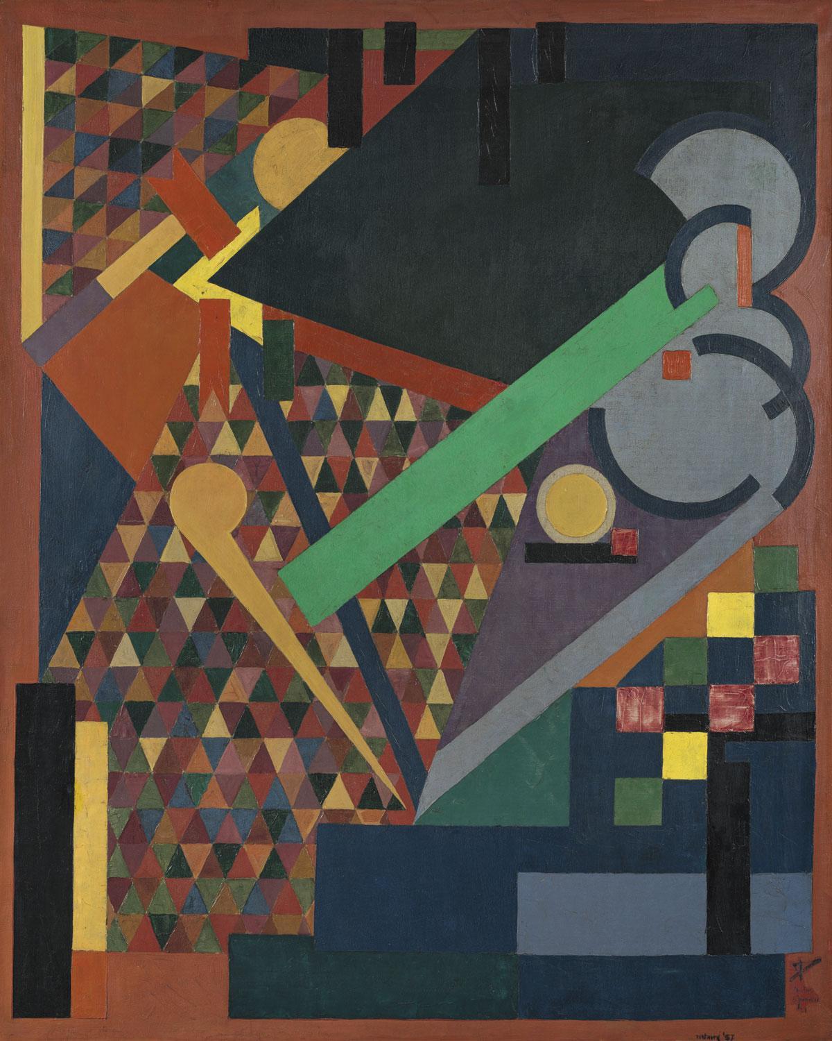Abstracte compositie, 1921
