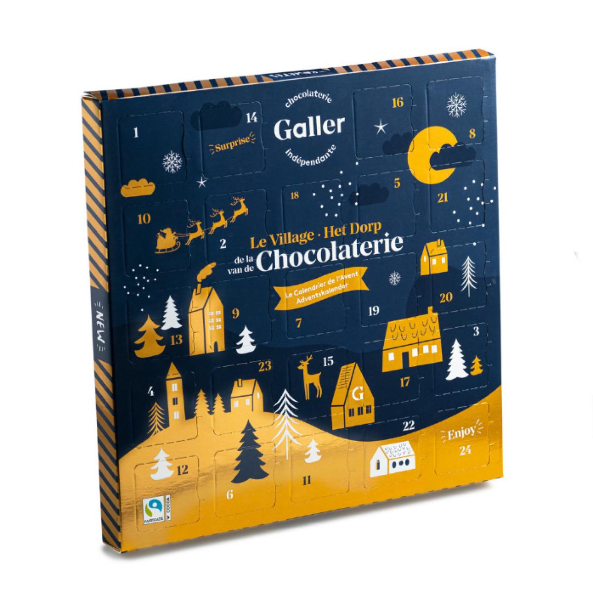 Adventskalender met Galler-chocolade
