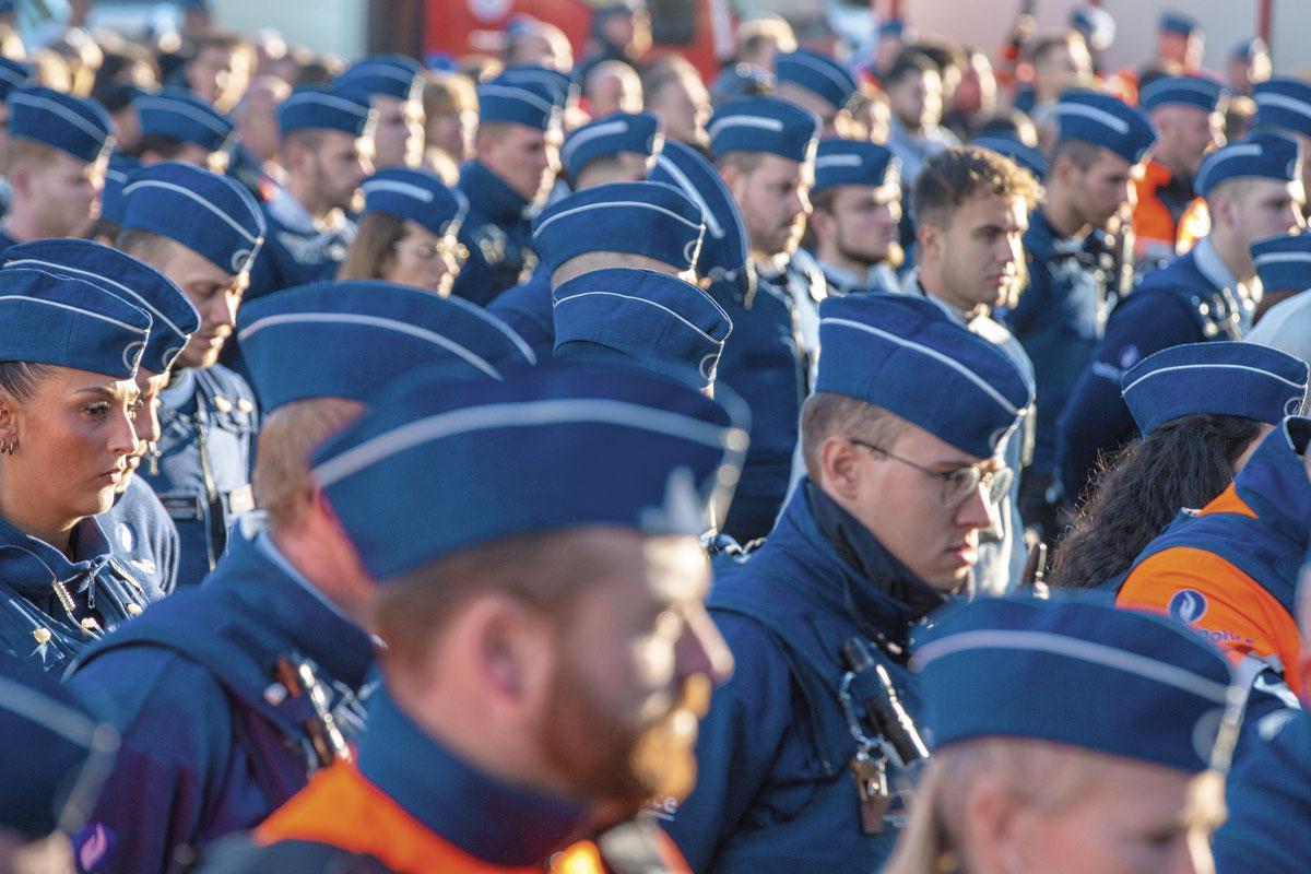 Le 14 novembre, la zone de police de Bruxelles Nord a organisé un hommage à Thomas Monjoie.