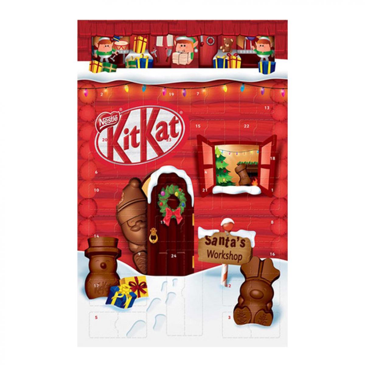 Adventskalender met KitKat-chocolade