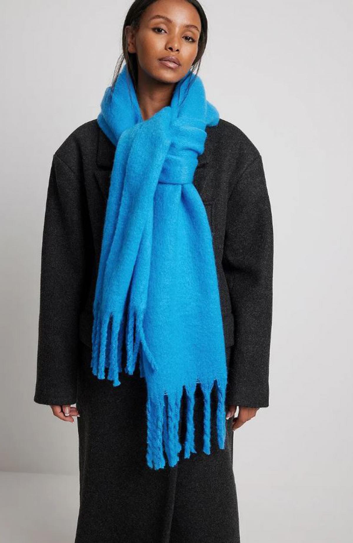 Azuurblauwe sjaal