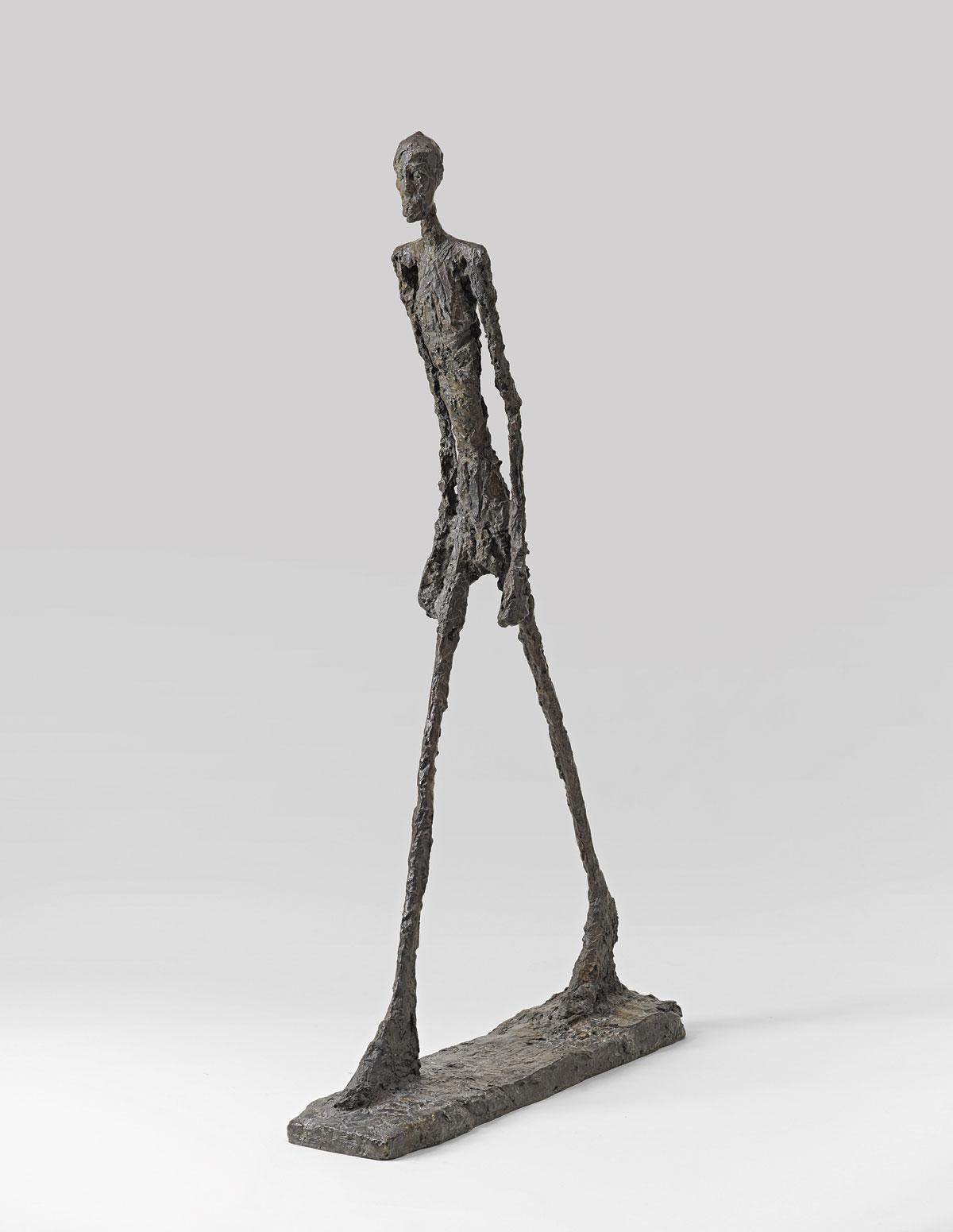 L'homme qui marche II, Alberto Giacometti, 1960
