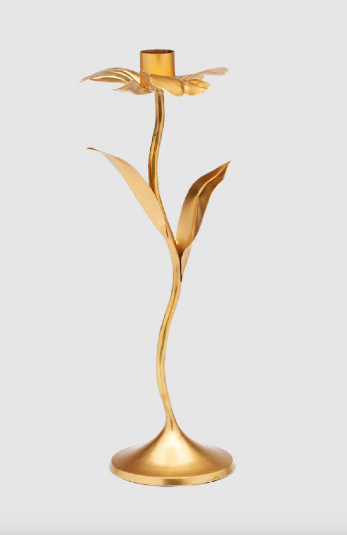 Messing kandelaar 'Forest Flower'