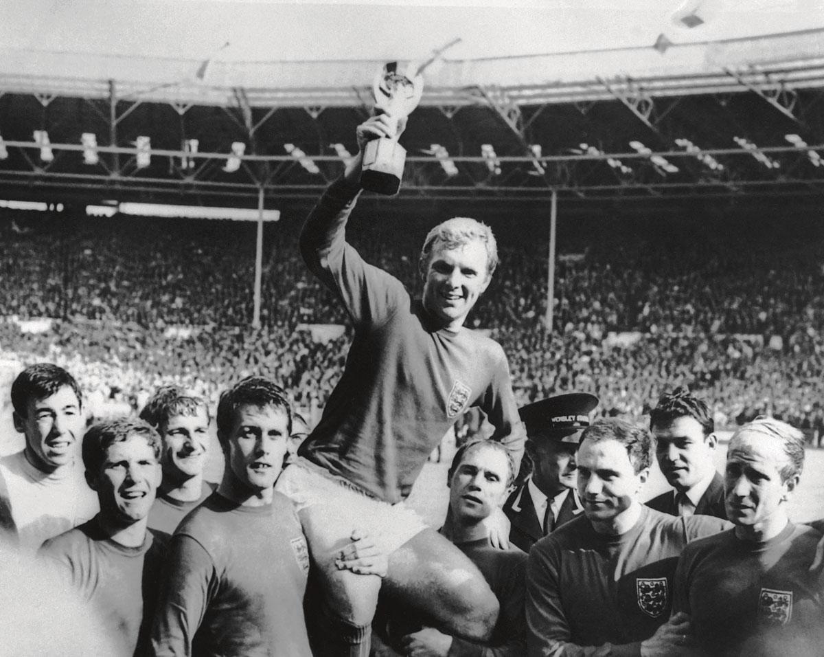 Parmi les ingrédients du récit de l'Angleterre, la victoire lors de la Coupe du monde de 1966.