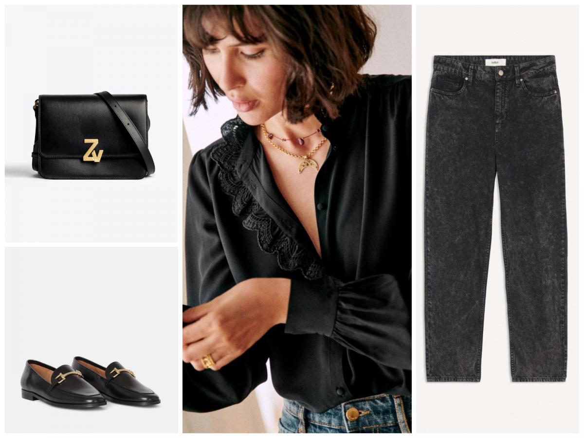 Denim noir