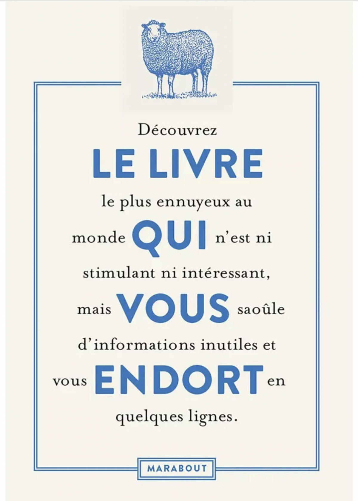 Le Livre qui Vous Endort