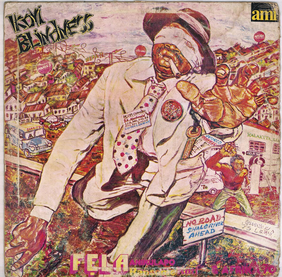La pochette de l’album Ikoyi Blindness (1976).