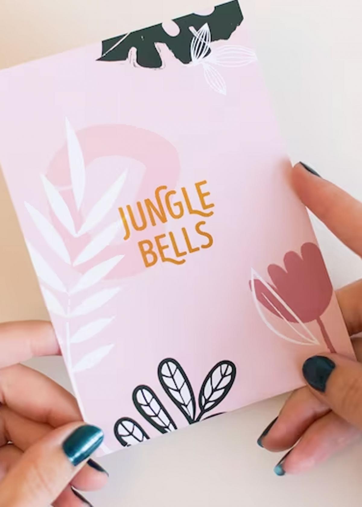 Kerstkaart 'Jungle bells'