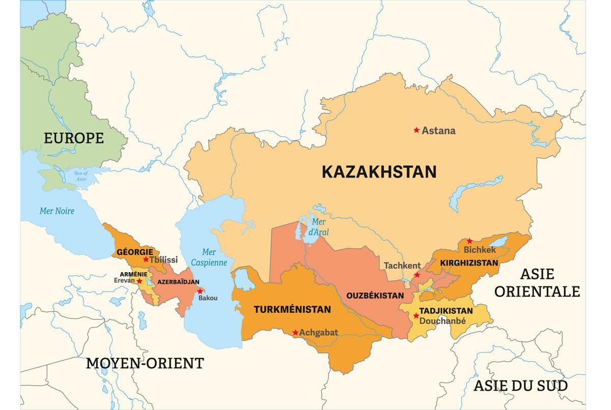 L'Asie centrale et le Caucase