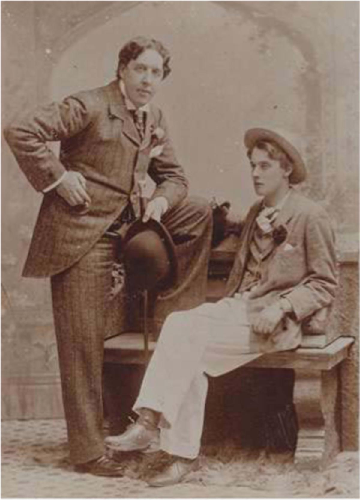 Oscar Wilde en Lord Alfred Bruce Douglas door Gillman & Co, 1893. (National Portrait Gallery, London)