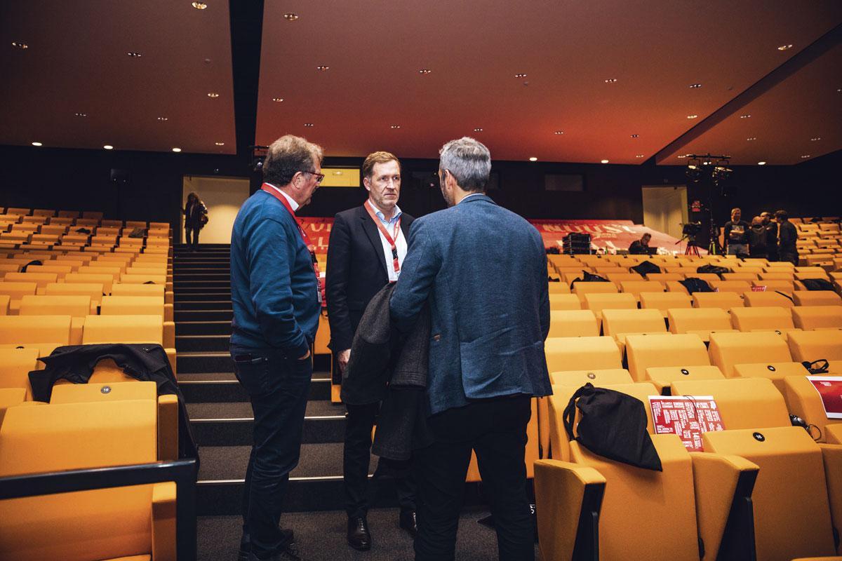 A Mons, au congrès des métallos de la FGTB.