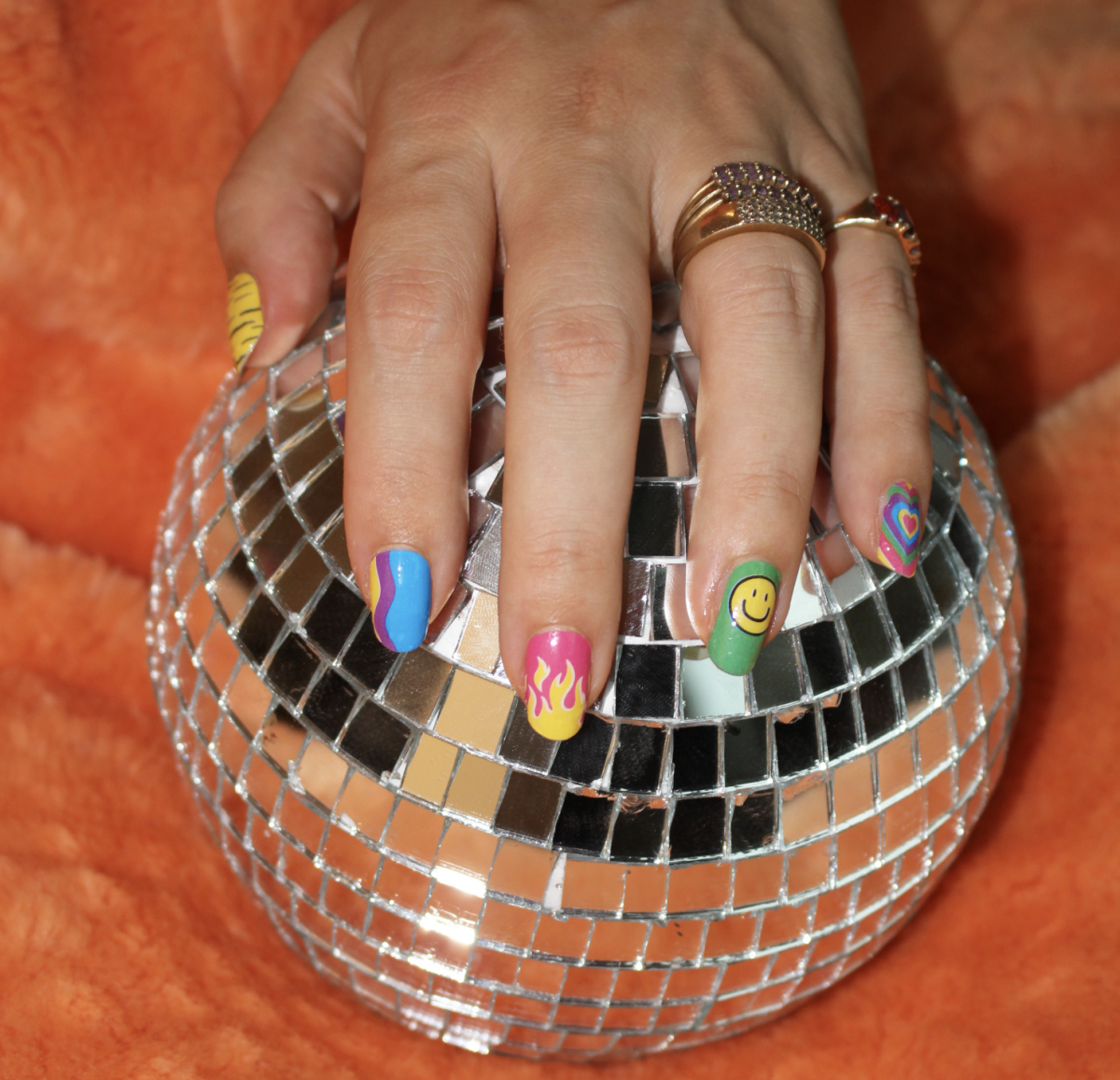 60 autocollants pour ongles de Blitsbee