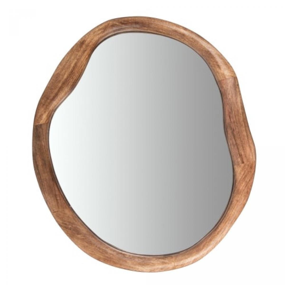 Le miroir en bois de manguier