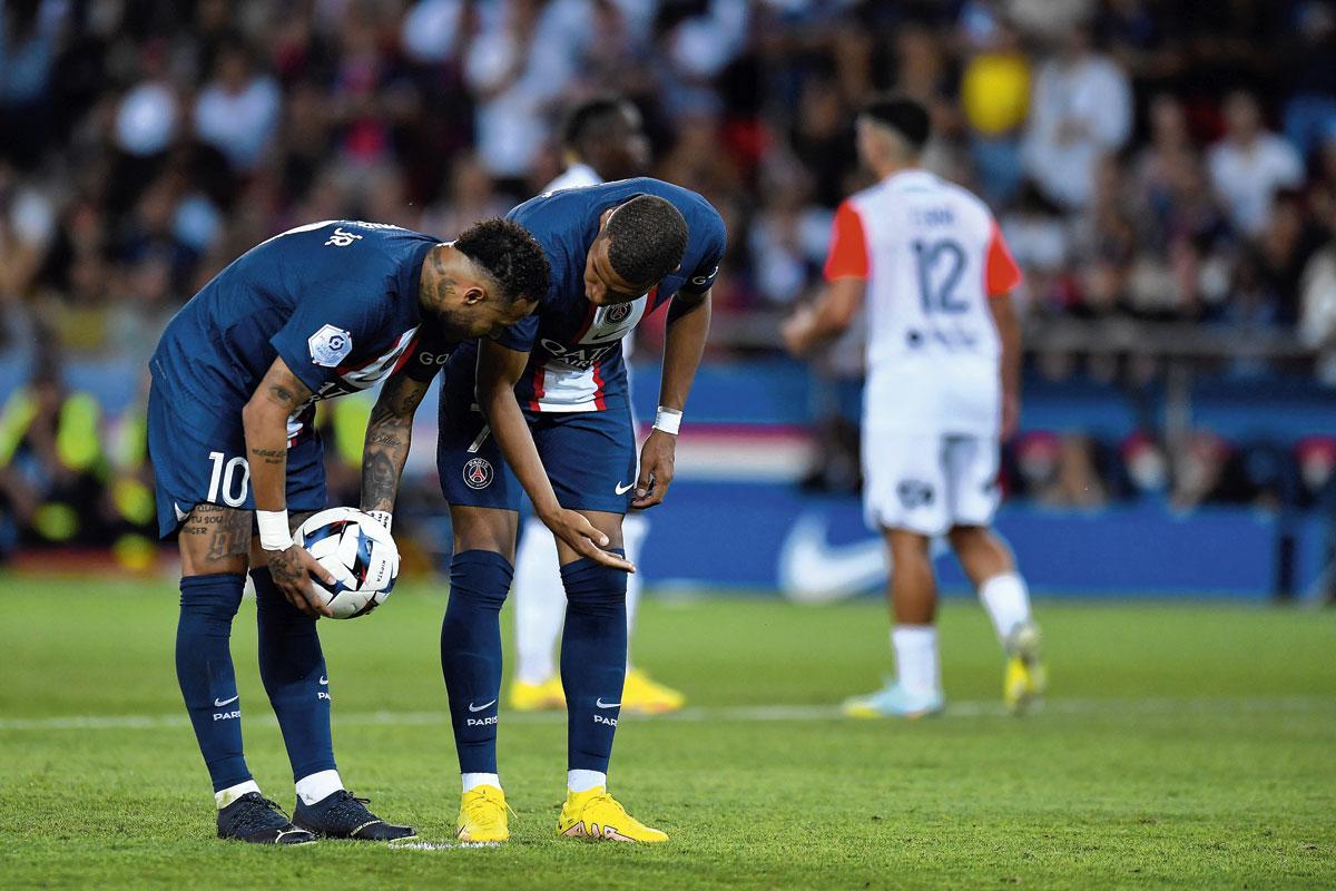 Le sceptre du PSG, Neymar et Kylian Mbappé