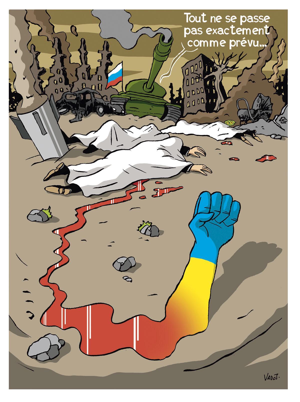 LA GUERRE EN UKRAINE - 17 marsMisant sur une victoire éclair, Vladimir Poutine a sous-estimé la résistance du peuple ukrainien.