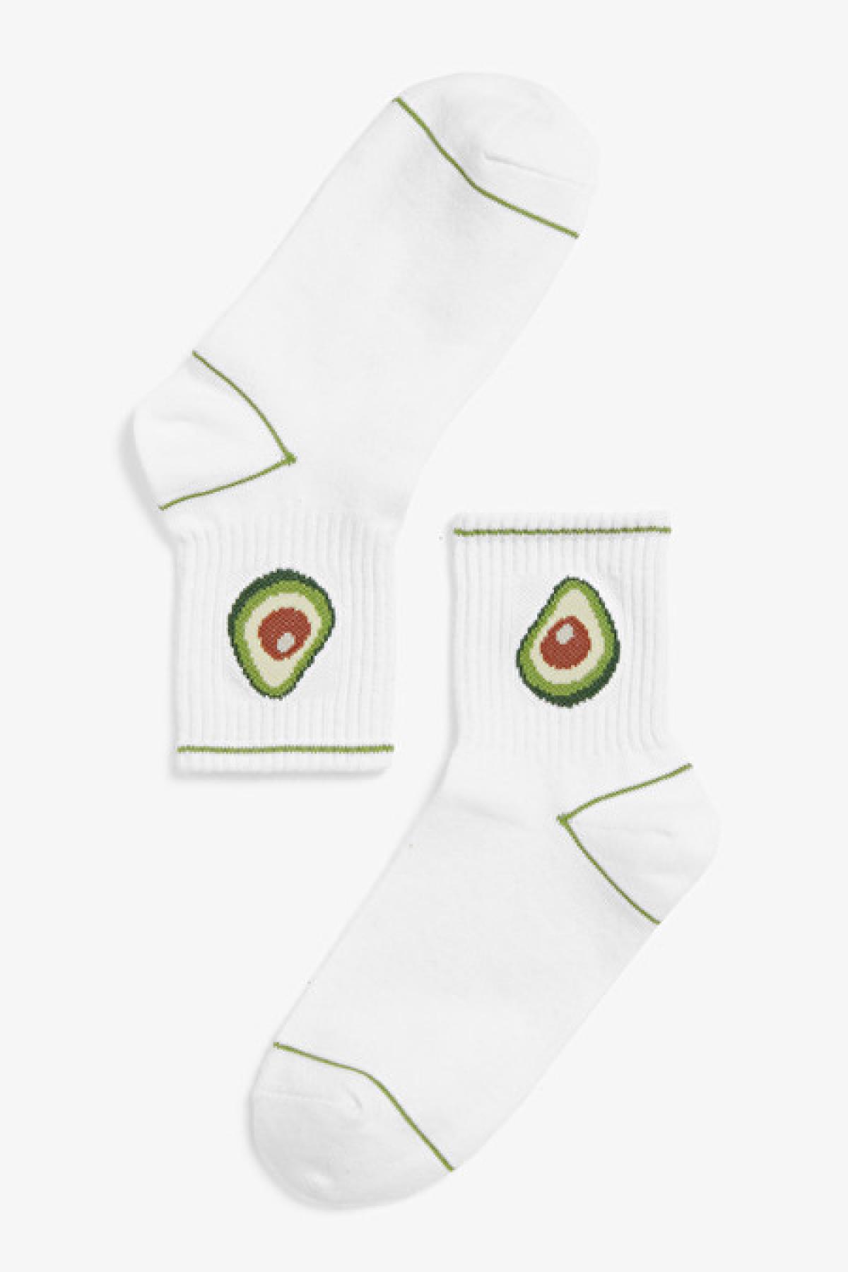 Sokken met avocado's