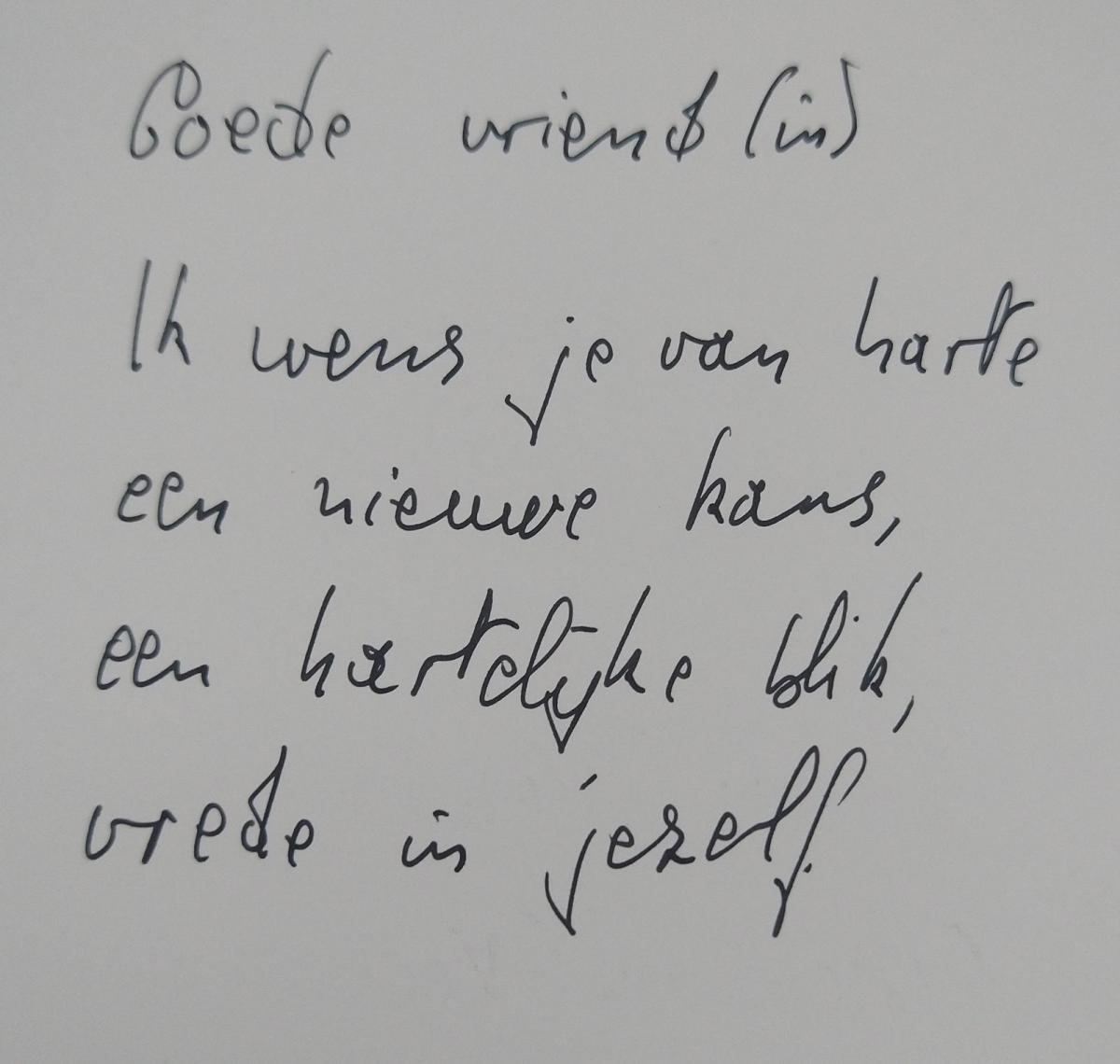 Onbekenden sturen kaartjes naar gedetineerden om hen een hart onder de riem te steken.