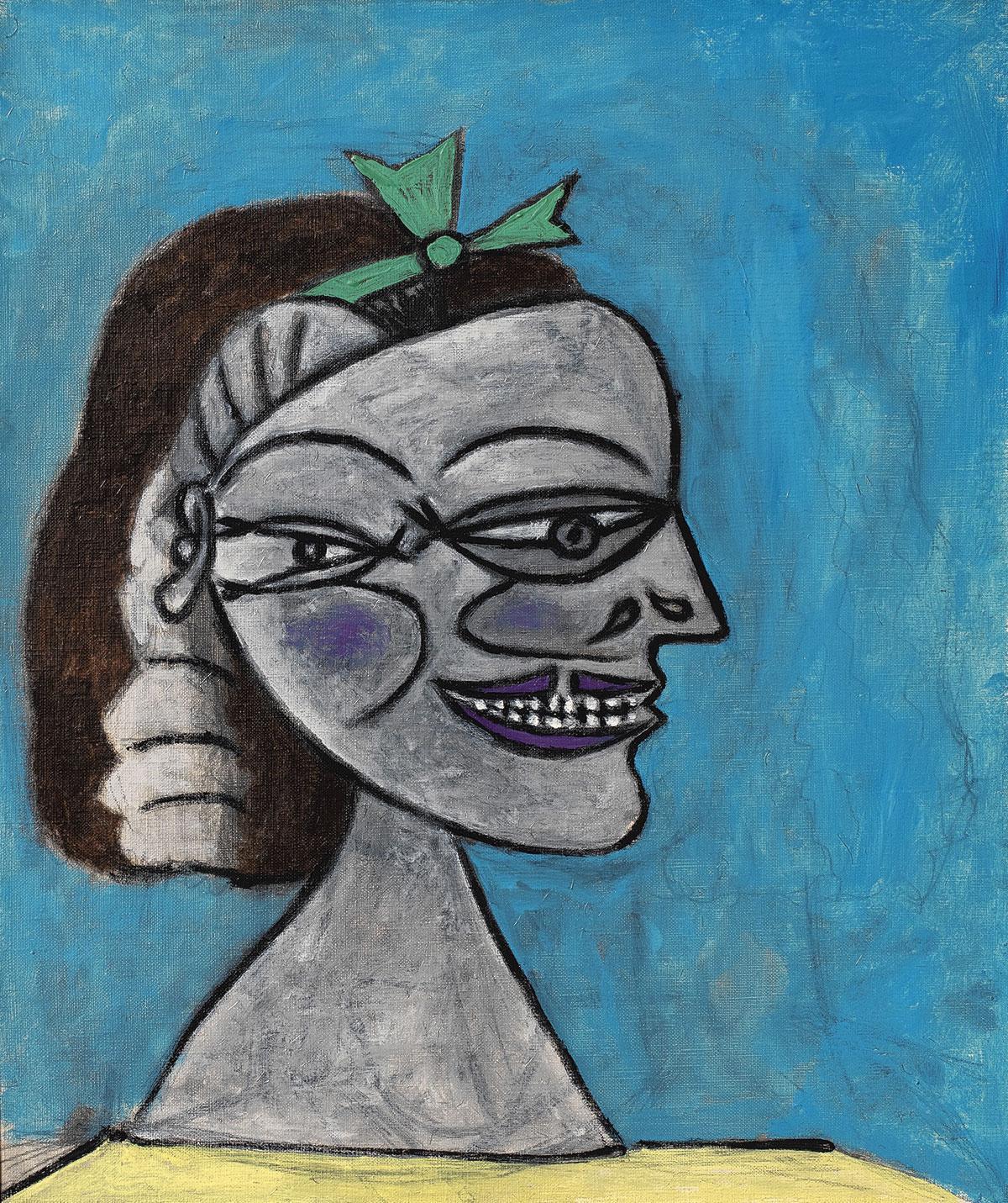 Portrait of Nusch, Pablo Picasso, 1937