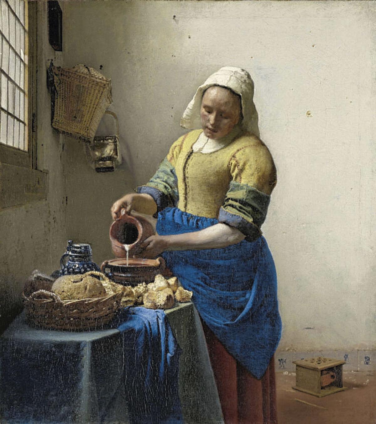 Het Melkmeisje, Johannes Vermeer, 1657-1658