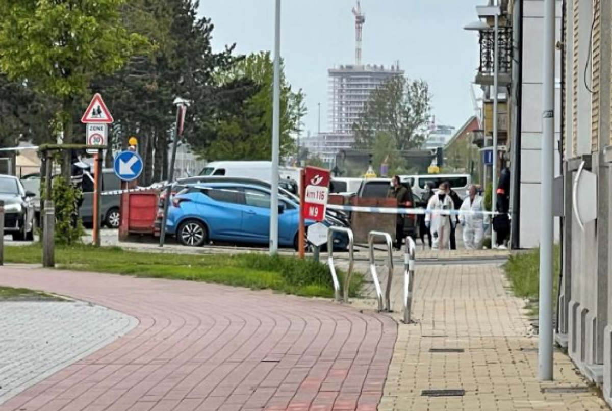 De feiten speelden zich af in de Elisabethlaan in Bredene waar het gerechtelijk labo ter plaatse kwam.