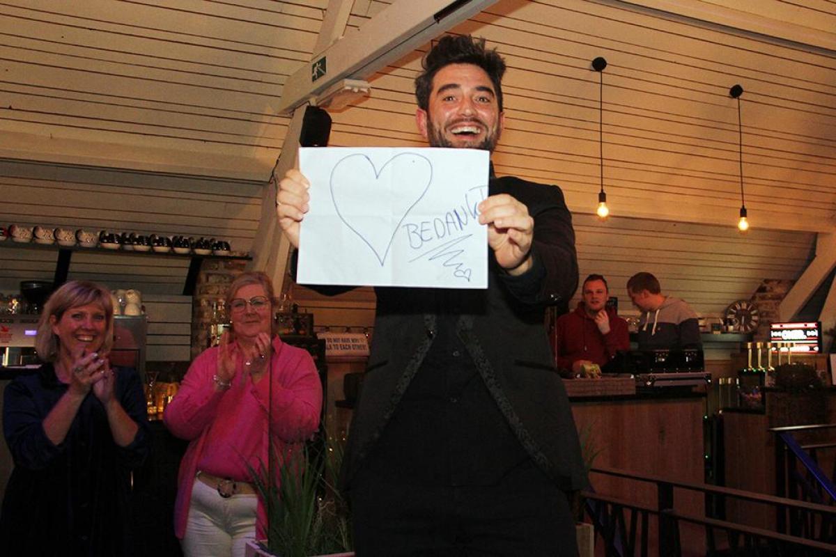 Danny had een boodschap mee voor zijn fans: BEDANKT!