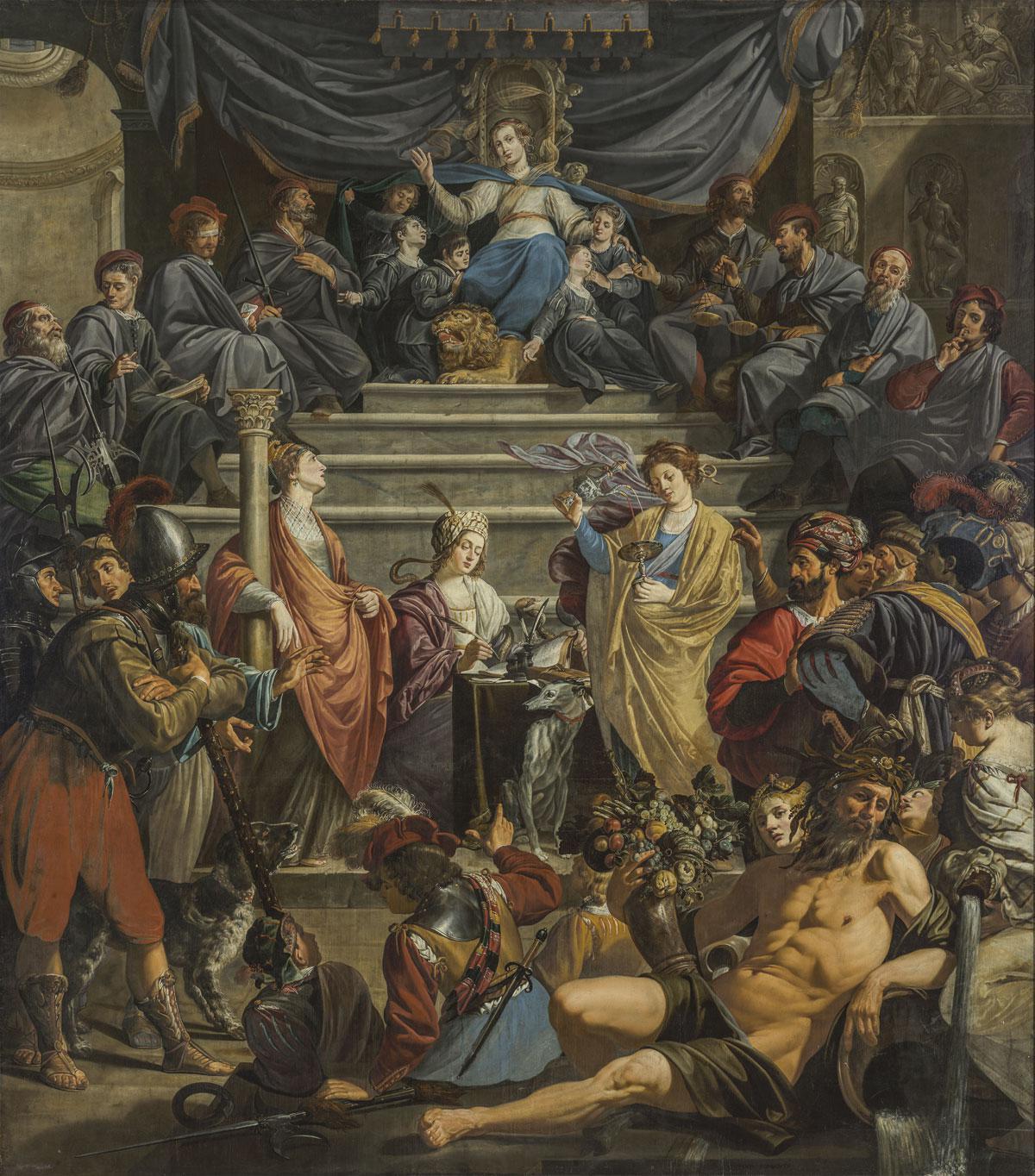 Allegorie van het Schepengerecht van Gedele, 1627–1628