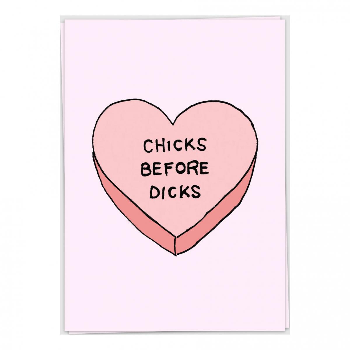 'Chicks before dicks'
