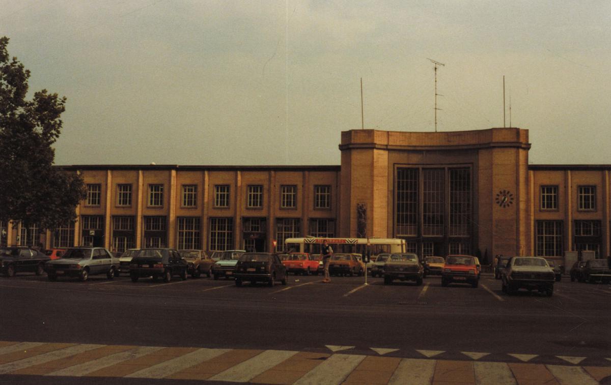 Een archiefbeeld van het station.