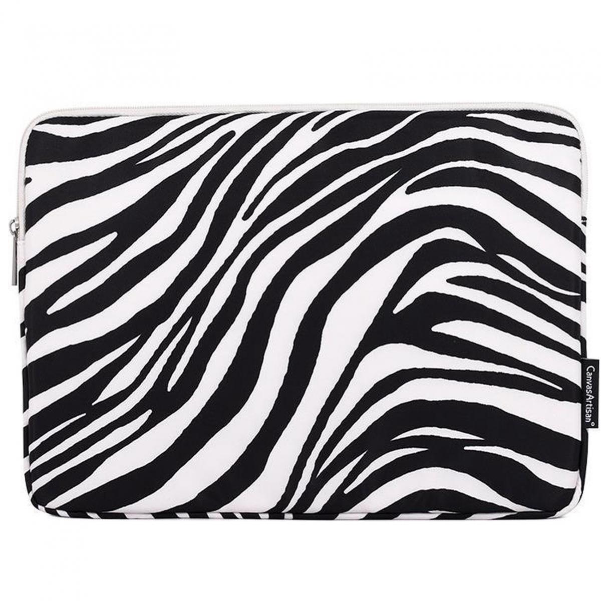 Laptophoes met zebraprint
