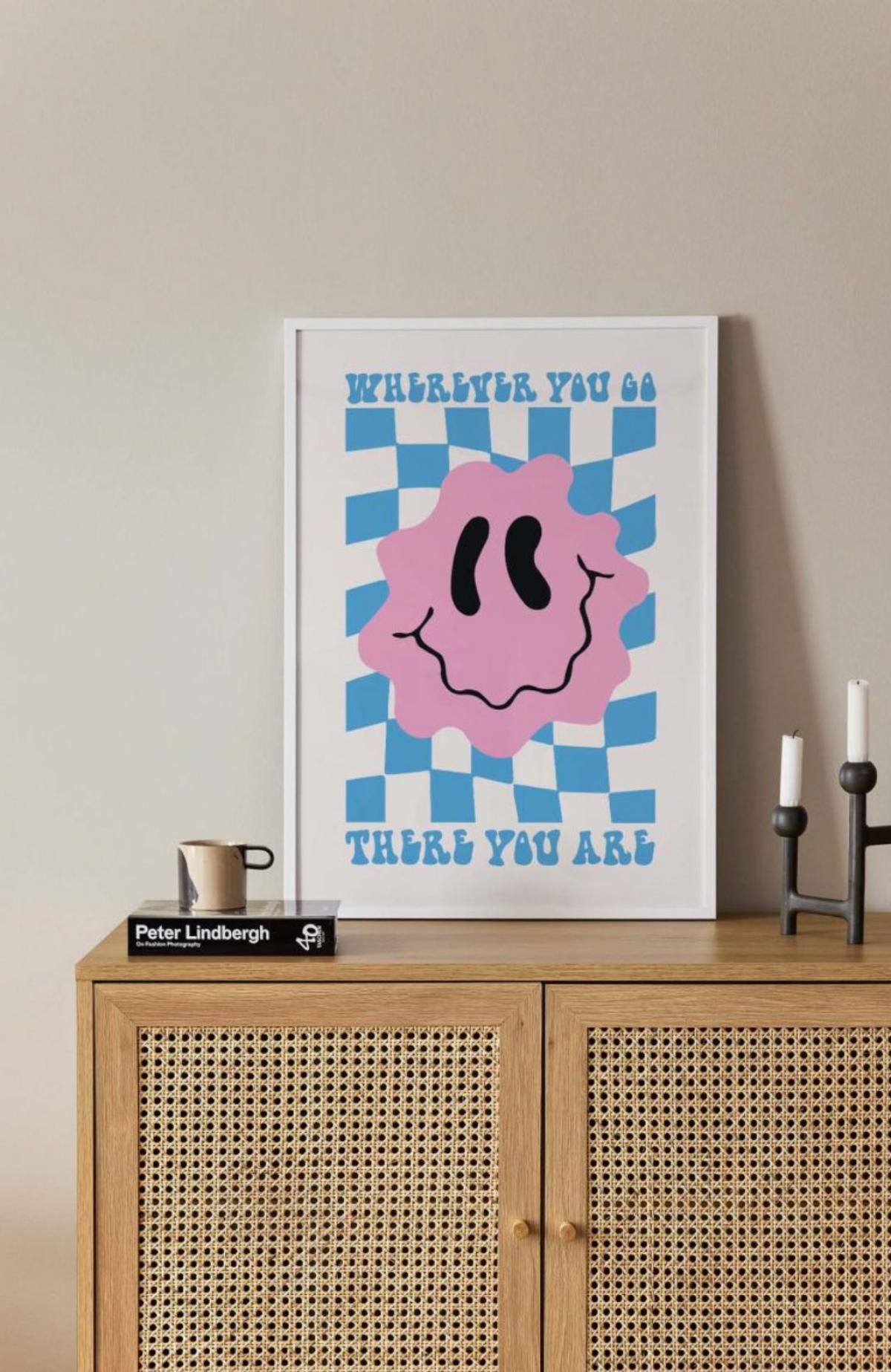 Poster 'Wherever you go, there you are' (50 x 70)
