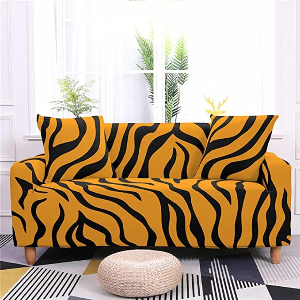 Housse de canapé motif tigre