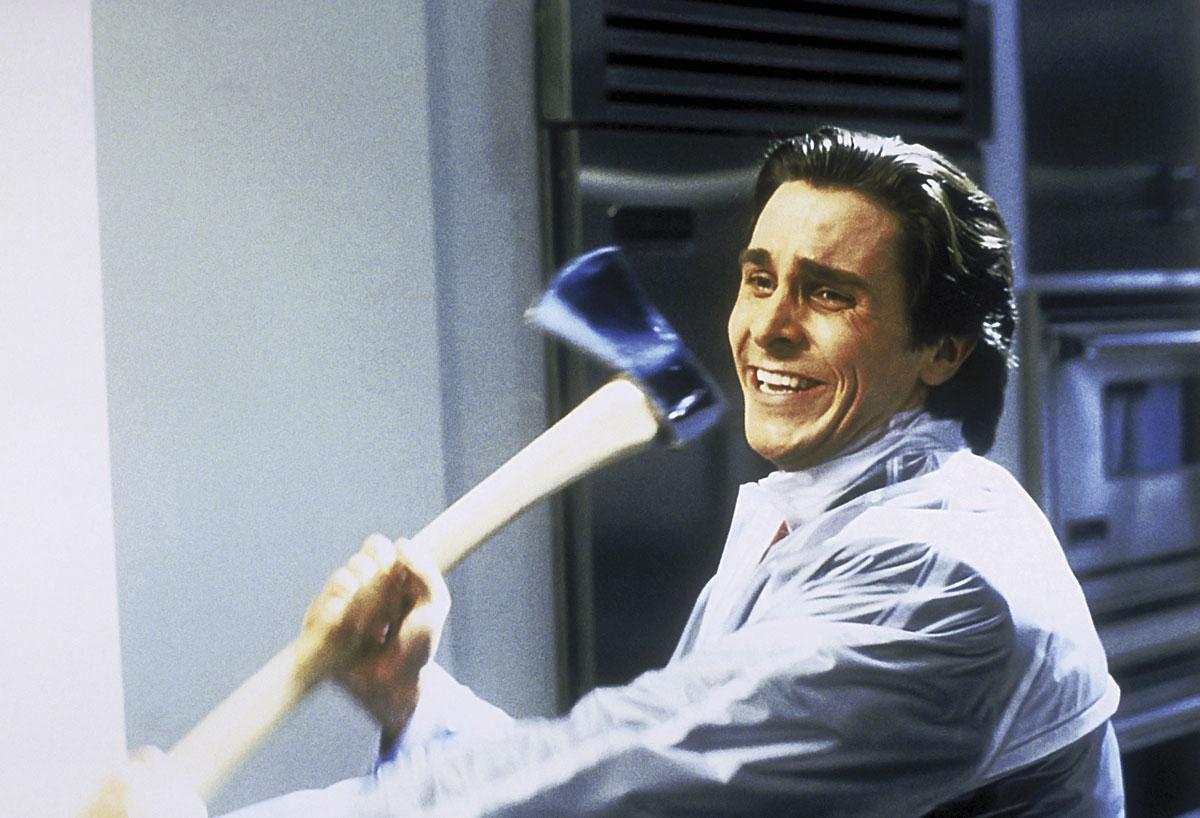 Christian Bale in American Psycho (2000).