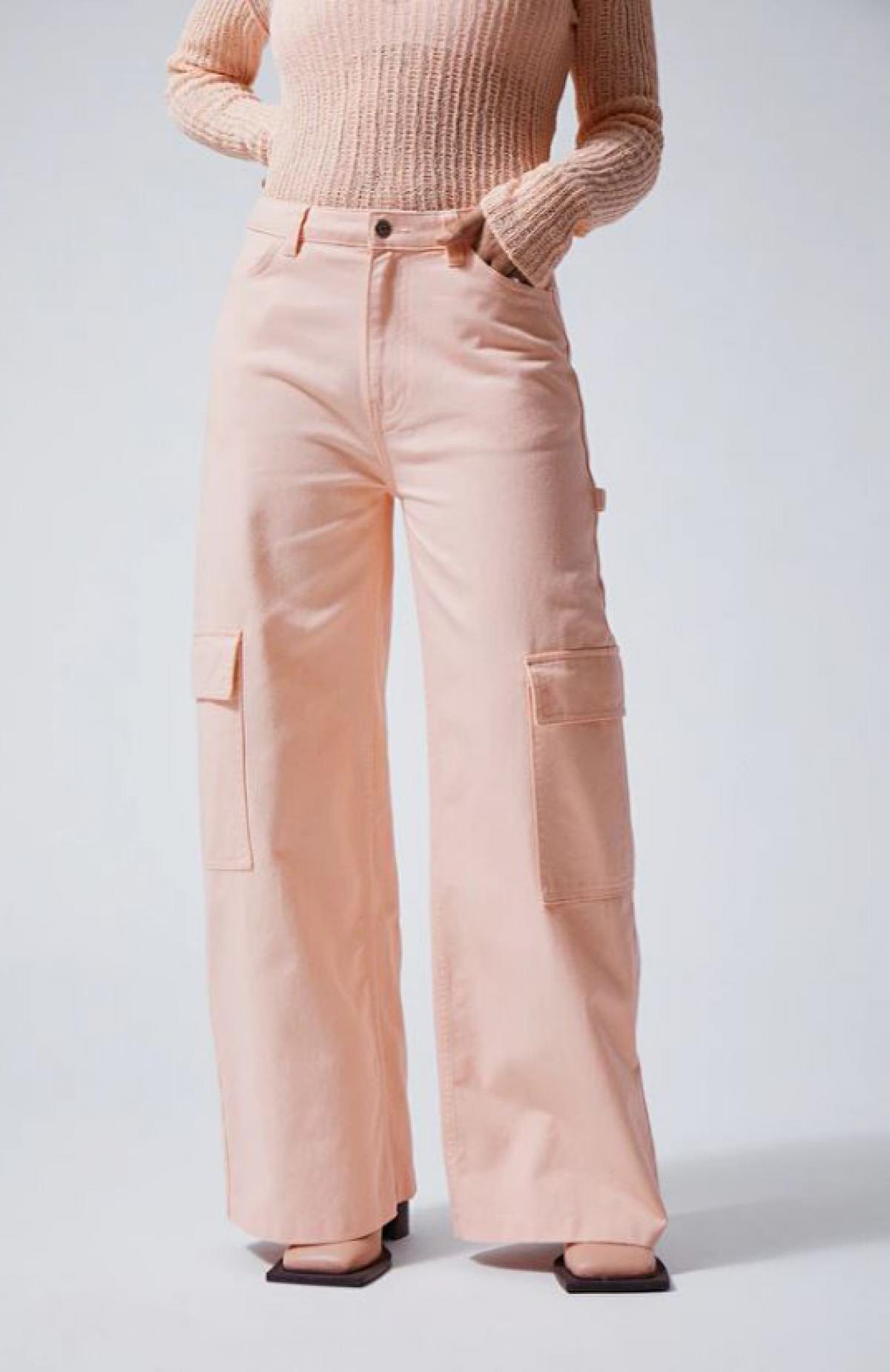 Roze cargobroek 