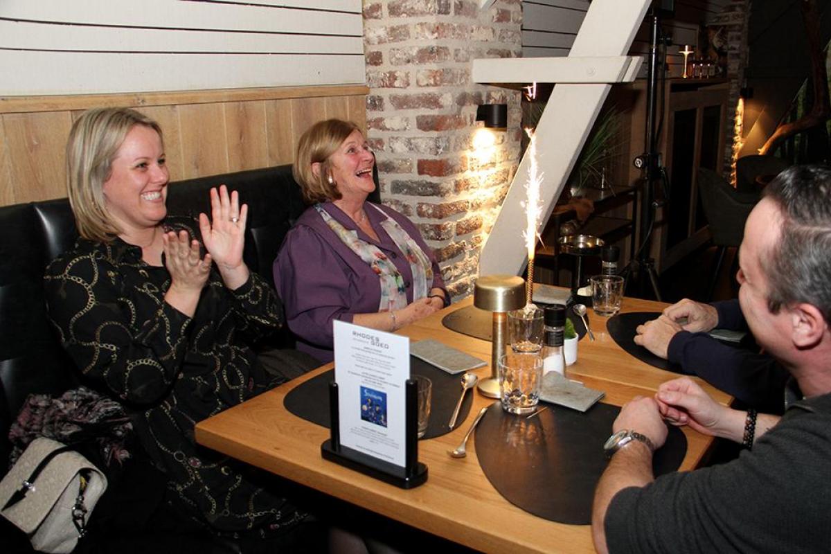 Christa was meer dan gelukkig.