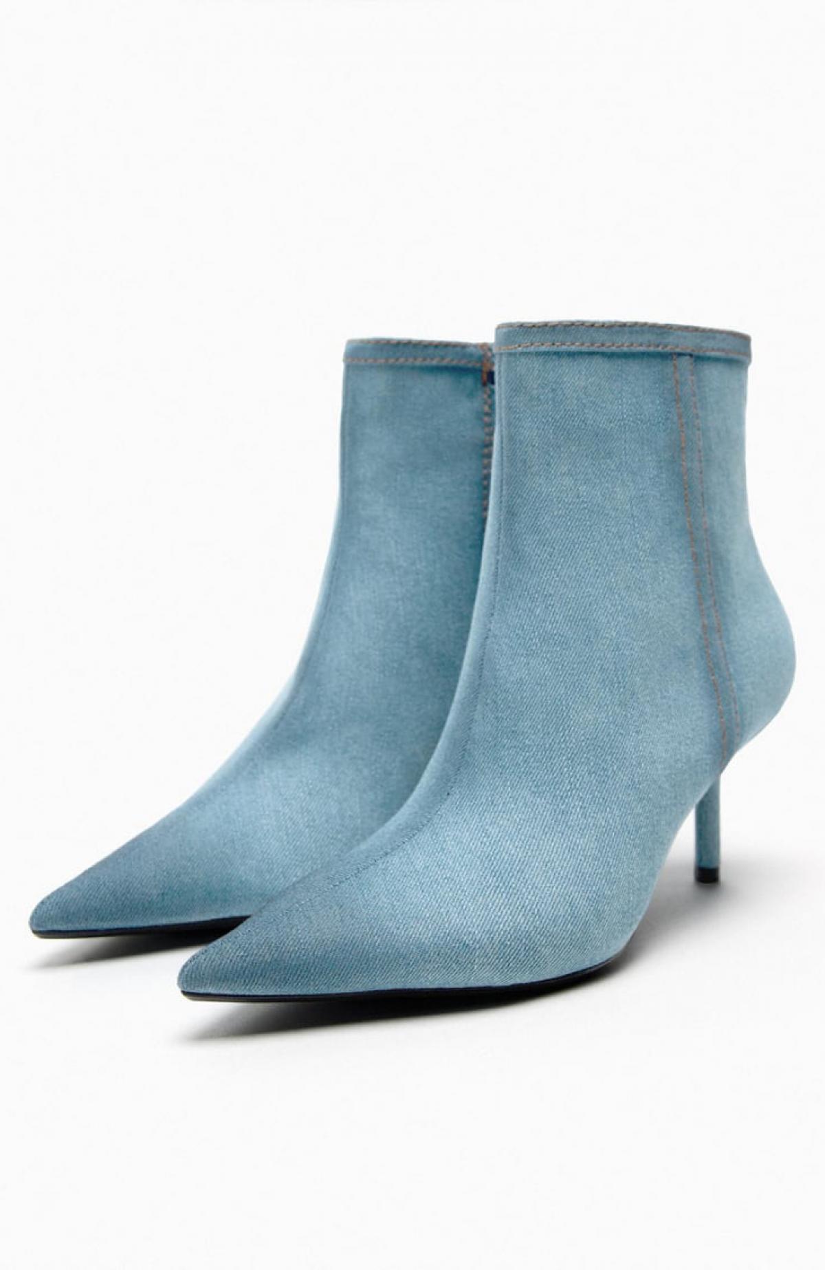 Denim enkellaarsjes