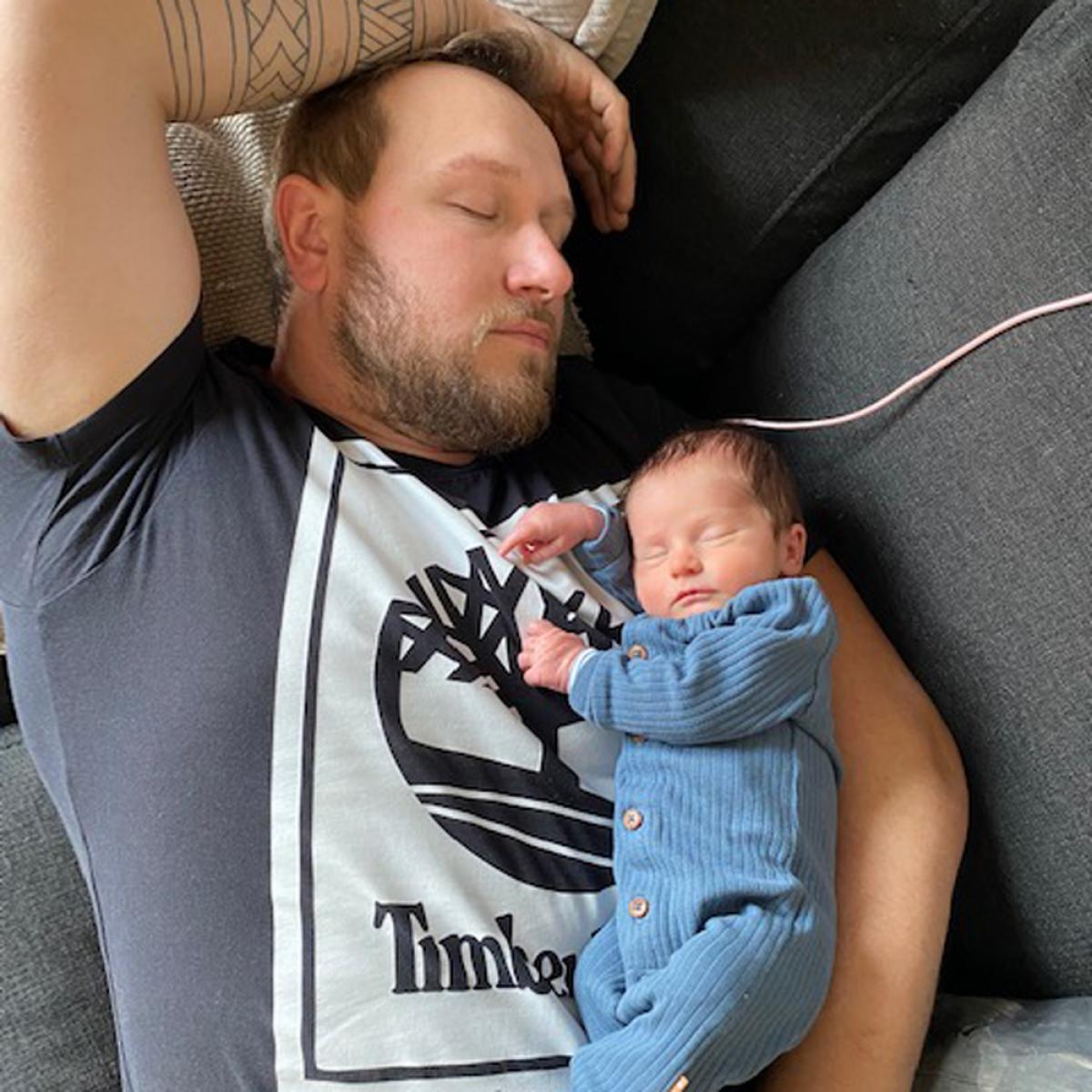 Papa en zoon