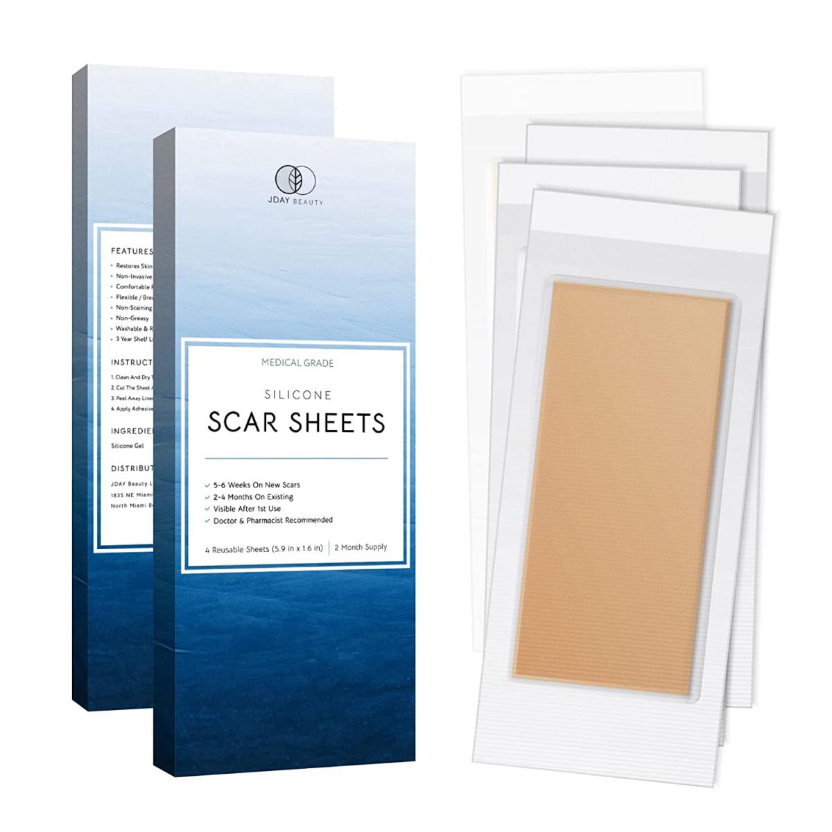 Herbruikbare Scar Sheets voor de lichte huid