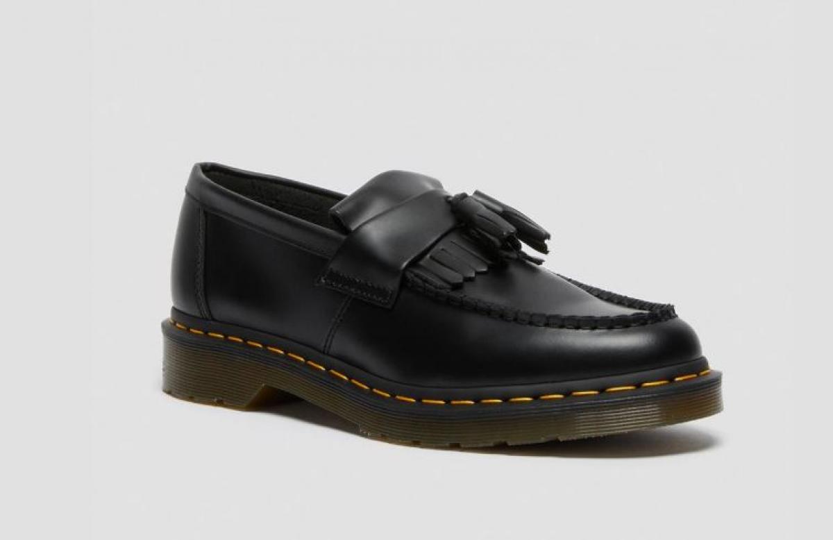 Chunky loafers met stiksel en franjes