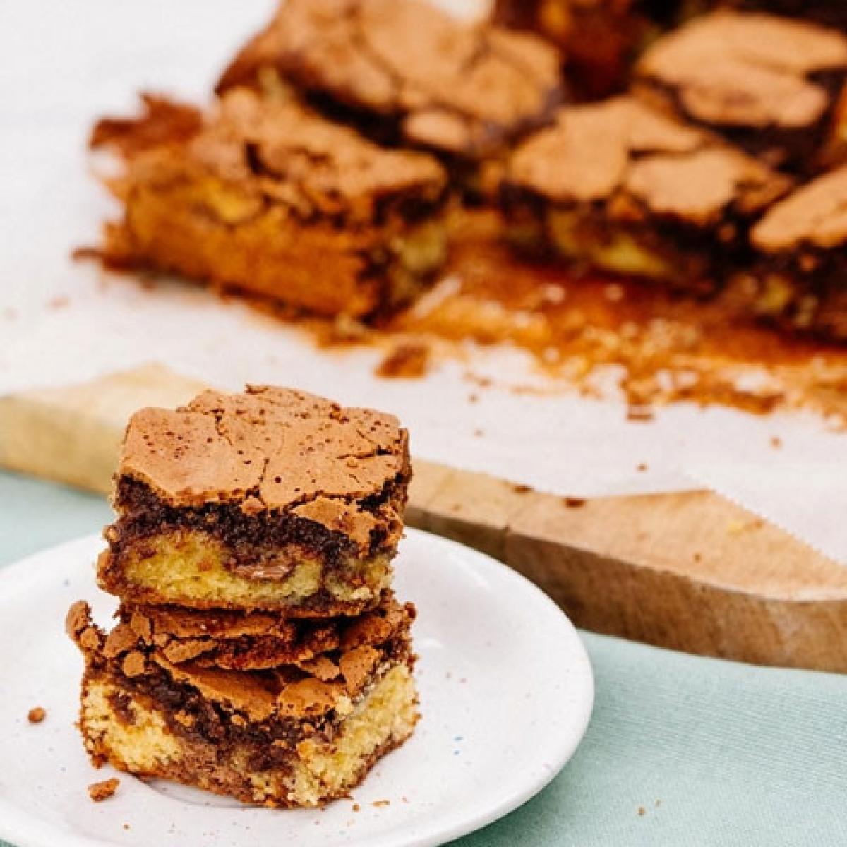 Hemelse brookies (= brownies + cookies)