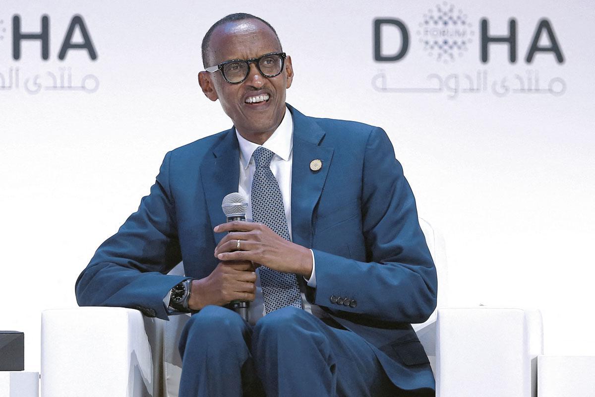 Paul Kagame, homme fort du Rwanda depuis 1994 et grand supporter d’Arsenal.