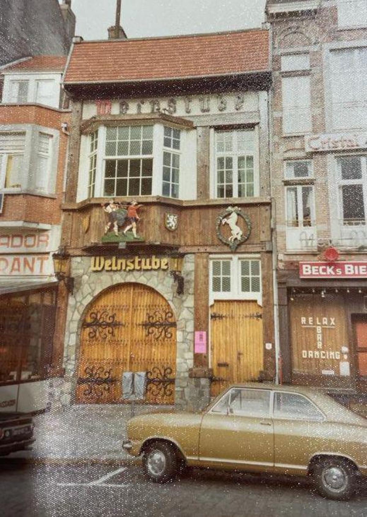 Een archieffoto van De Weinstube in Knokke.
