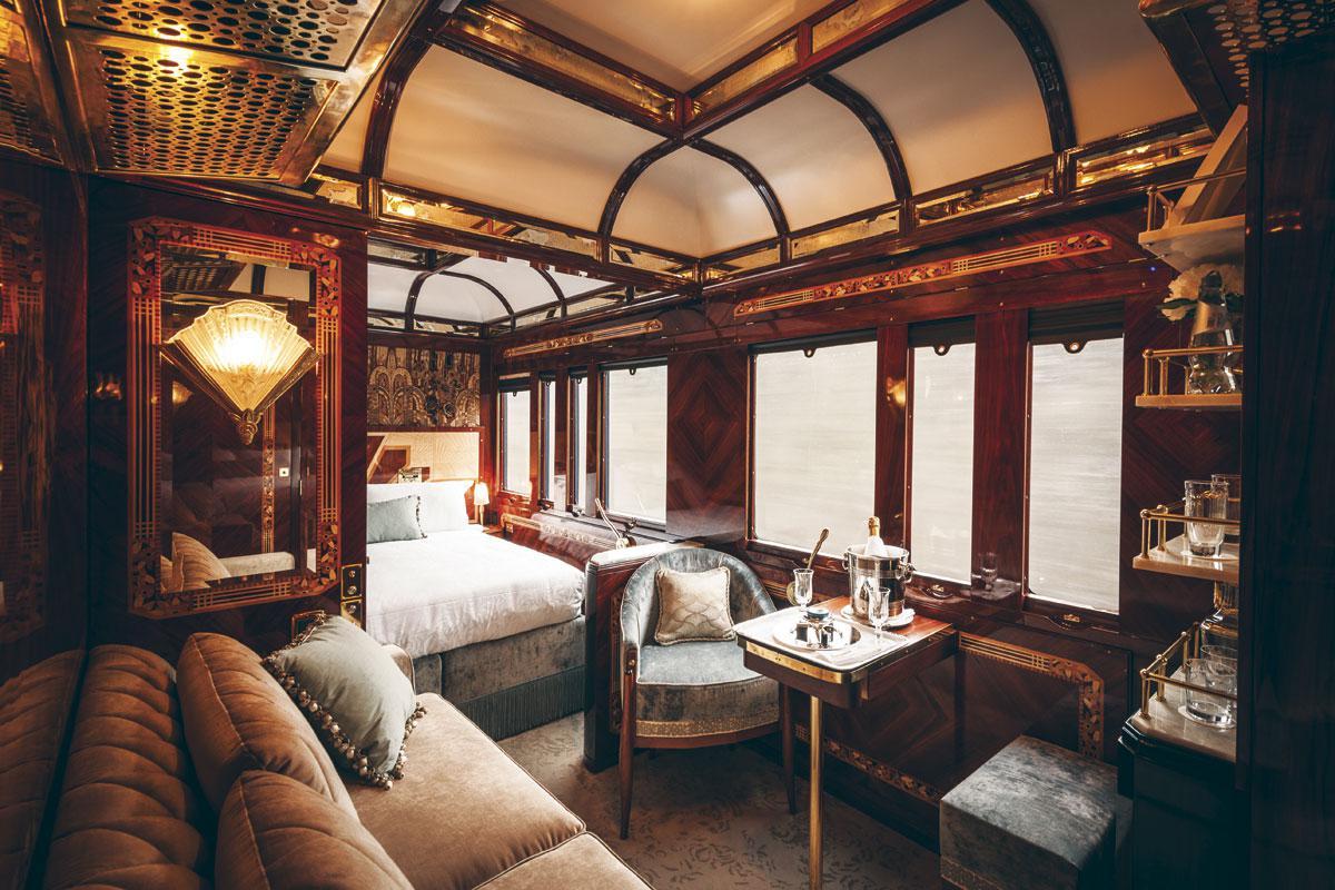 Luxesuite aan boord van de Venice Simplon-Orient-Express