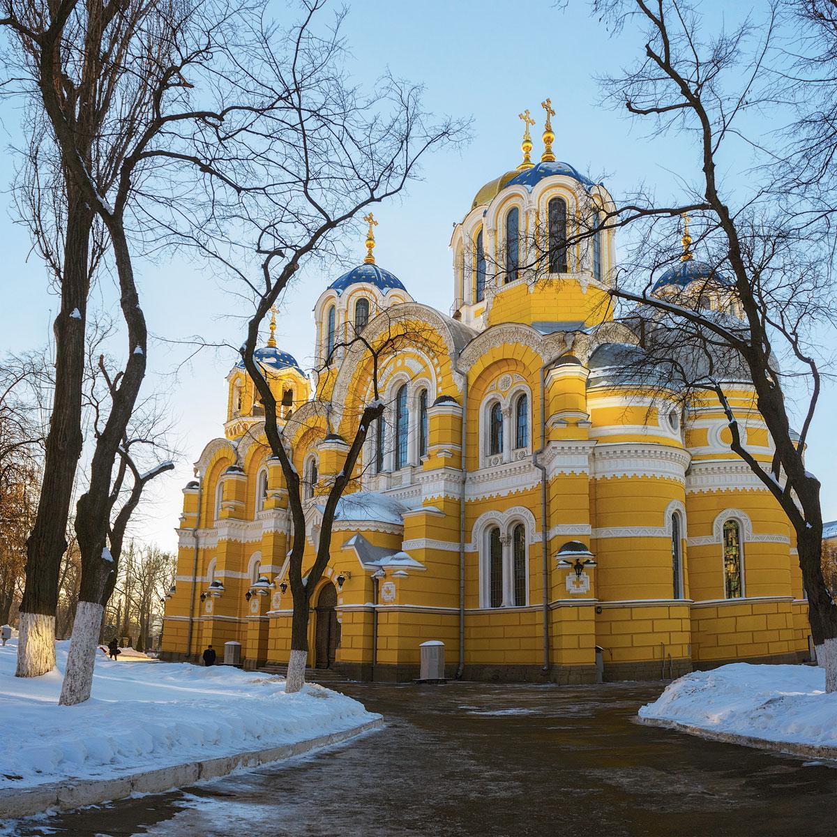 La cathédrale Saint-Vladimir à Kiev, siège de l’Eglise orthodoxe ukrainienne.