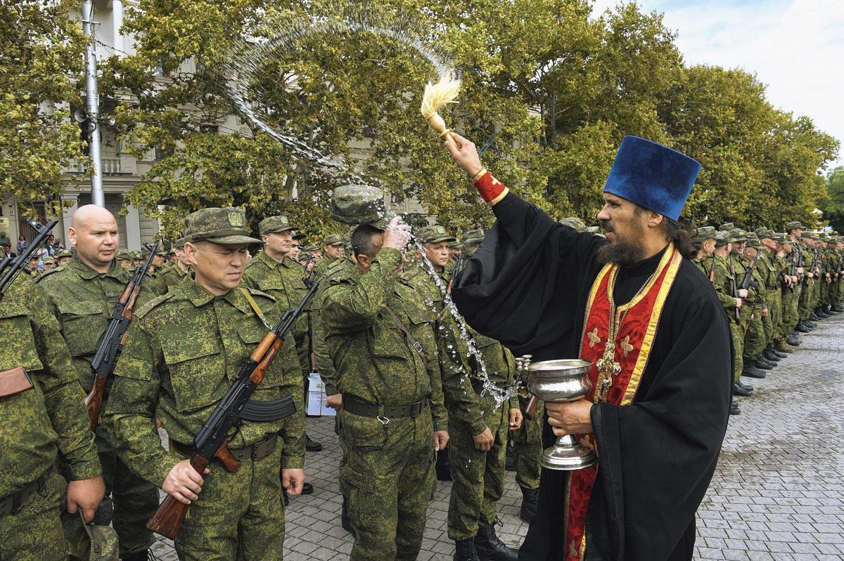 L’Eglise orthodoxe russe accompagne toutes les initiatives, y compris militaires, du président Poutine.