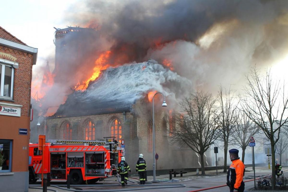 De brand brak tien jaar geleden uit.