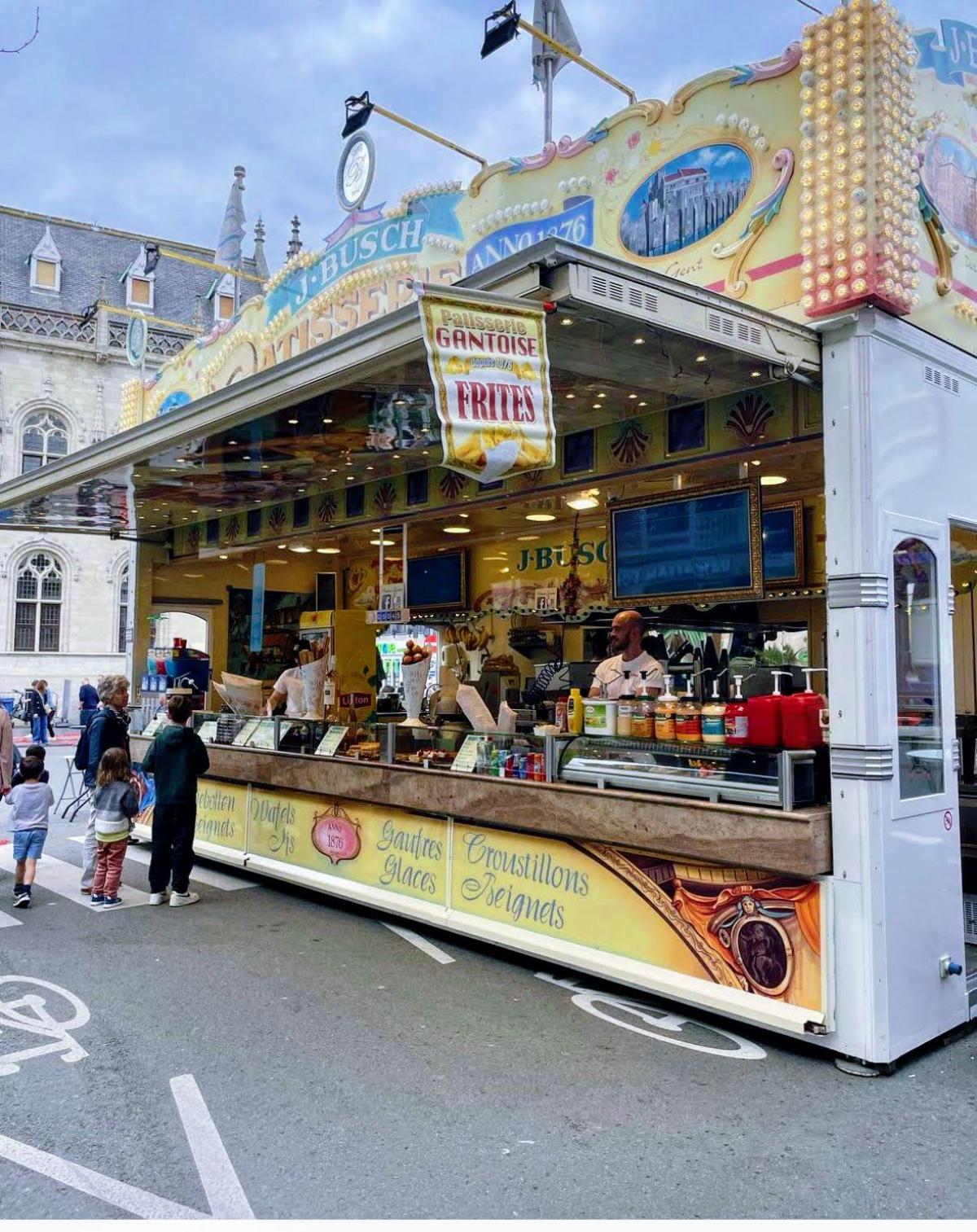 Het kraam van Jean Bush zal ook dit jaar op de Grote Markt staan.