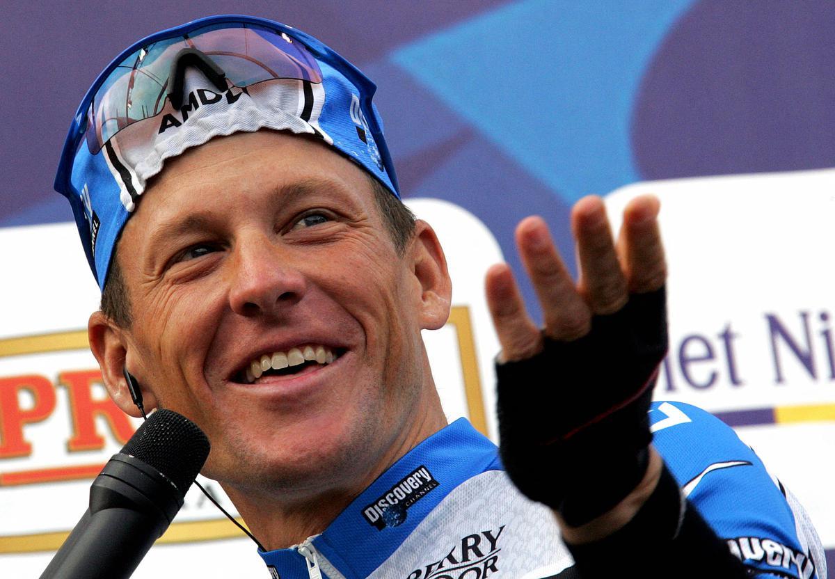 Drie keer kwam Lance Armstrong aan de start in Brugge.