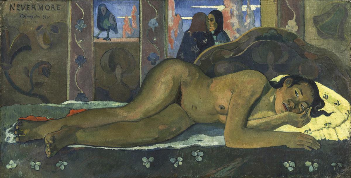 Paul Gauguin, Nevermore, 1897