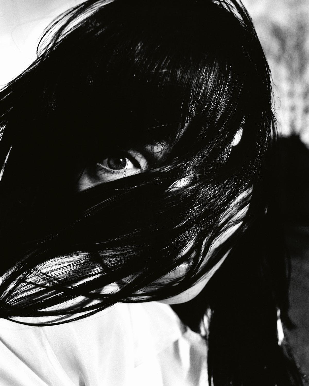 Un portrait de Björk, en 1995.